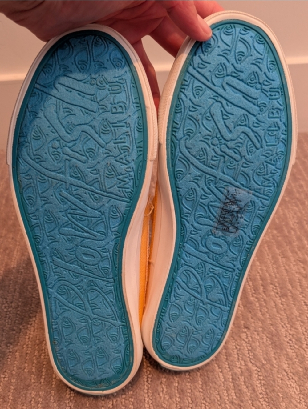Orange-ish Yellow Blowfish Malibu Shoes - Picture 9 of 10